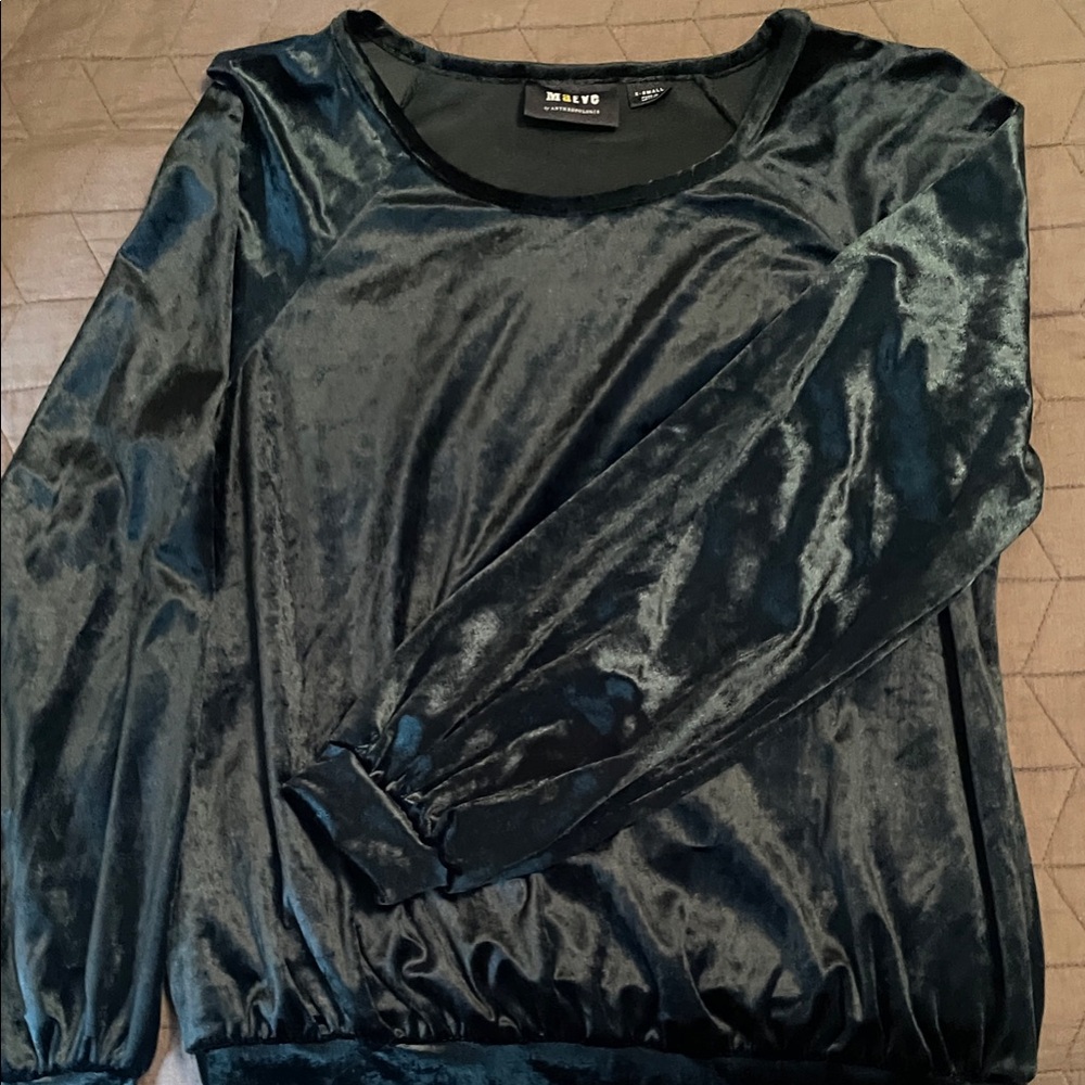 Black Velvet Women's Blouse